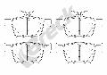 Klocki hamulcowe - komplet25008 00 704 00, BRECK w ofercie sklepu e-autoparts.pl 
